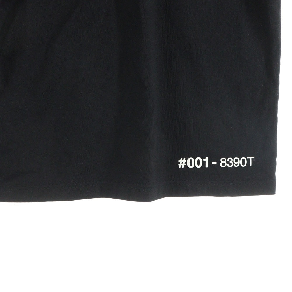 MONCLER(モンクレール) T-SHIRT MANICA CORTA H20978C00005 フロントロゴクルーネック半袖Tシャツカットソー ブラック