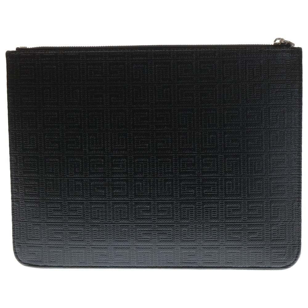 GIVENCHY(ジバンシィ) 4Gマイクロレザー フロントロゴ クラッチバッグ ブラック BK60D4K1LQ レディース