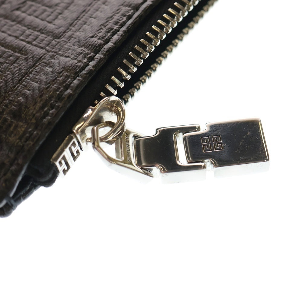 GIVENCHY(ジバンシィ) 4Gマイクロレザー フロントロゴ クラッチバッグ ブラック BK60D4K1LQ レディース