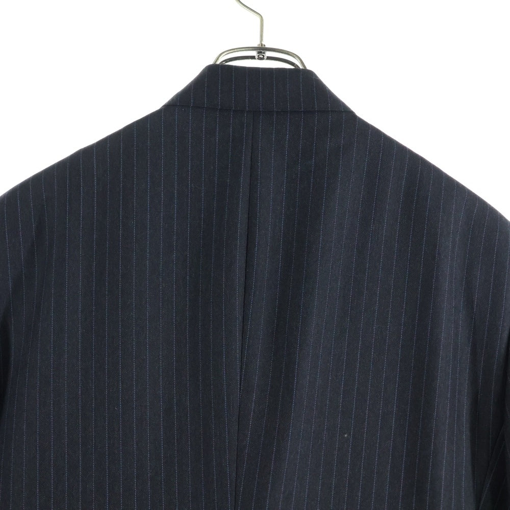 POLO RALPH LAUREN(ポロラルフローレン) STRIPE 3B WOOL TAILORED JACKET ストライプ3Bウールテーラードジャケット グレー