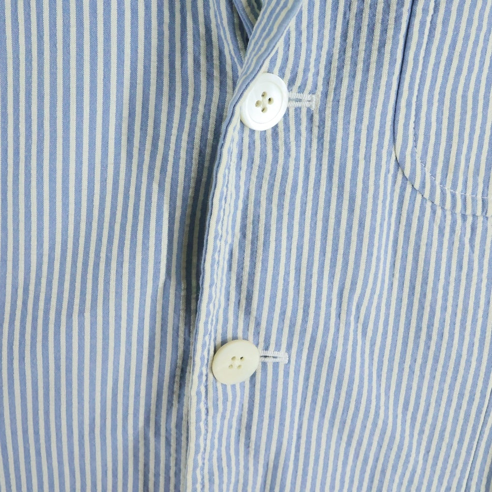 POLO RALPH LAUREN(ポロラルフローレン) SEERSUCKER 3B TAILORED JACKET シアサッカーストライプ3Bテーラードジャケット インディゴ/ホワイト