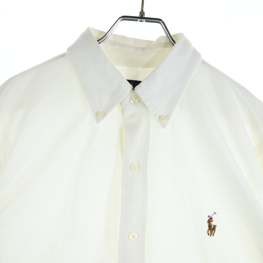 RALPH LAUREN(ラルフローレン) ポニー刺繍ボタンダウン長袖シャツ ホワイト 0200011542