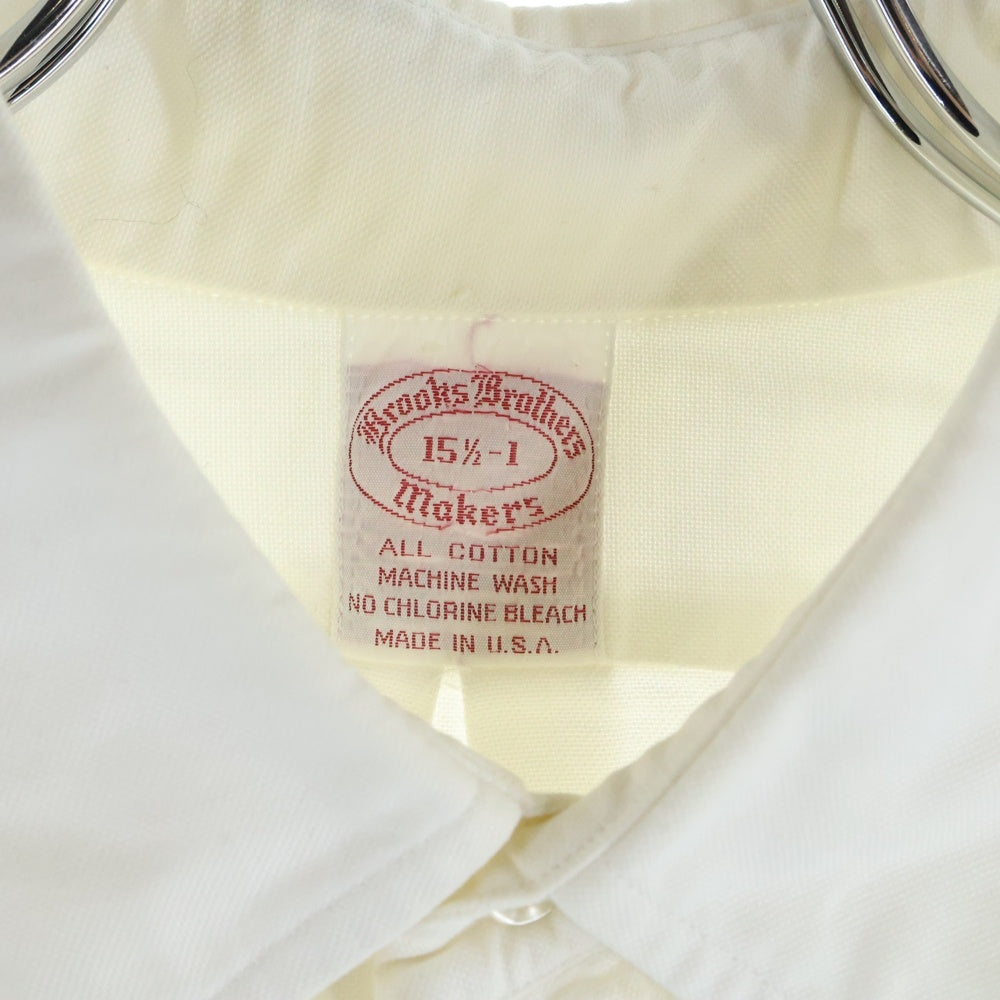 BROOKS BROTHERS(ブルックス ブラザーズ) MAKERS SHIRTS メーカーズ 長袖シャツ ホワイト