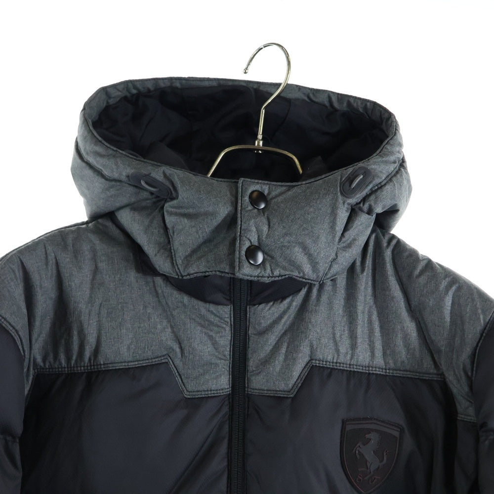 PUMA(プーマ) ×Ferrari フェラーリ フロントロゴエンブレム ジップアップダウンジャケット ブラック 565073