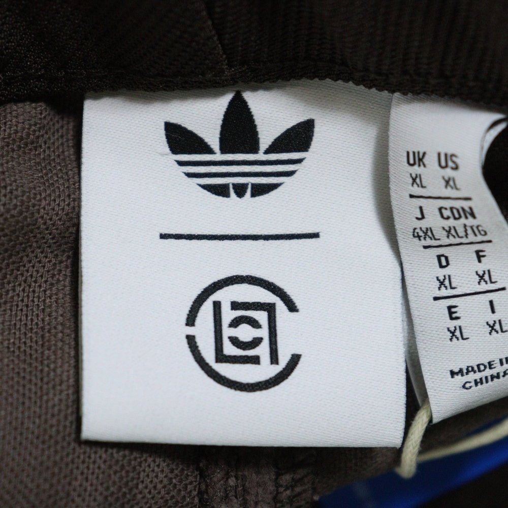 adidas(アディダス) ×CLOT by Edison Chen Sports Slacks JM2829 ×クロット エディソン チャン コーデュロイ スポーツスラックス ブラウン