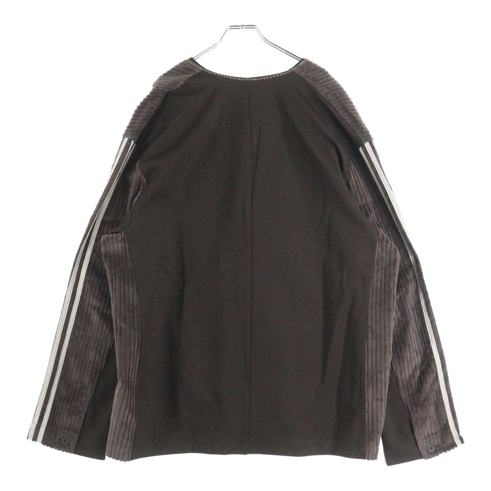 adidas(アディダス) ×CLOT by Edison Chen Sports Jacket JM2827 ×クロット エディソン チャン コーデュロイ スポーツジャケット ブラウン