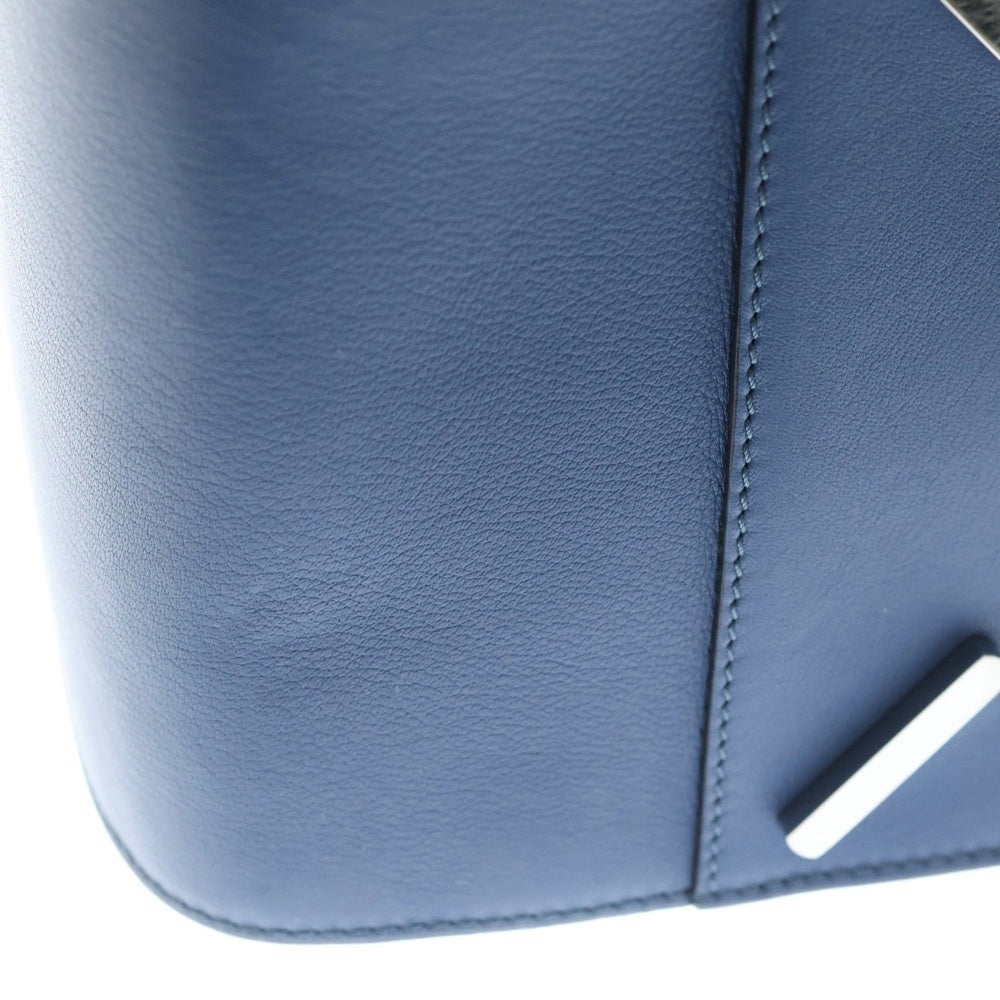 LOEWE(ロエベ) HAMMOCK MEDIUM 387.30VT38 ハンモック ミディアム トリコロールレザーハンドバッグ ブルー レディース