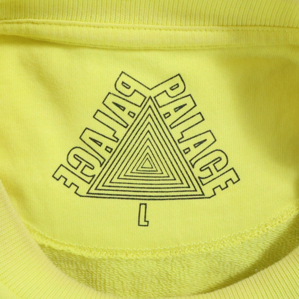 Palace Skateboards(パレススケートボーズ) 18AW Ace Crew Light フロントロゴ クルーネックスウェットトレーナー イエロー