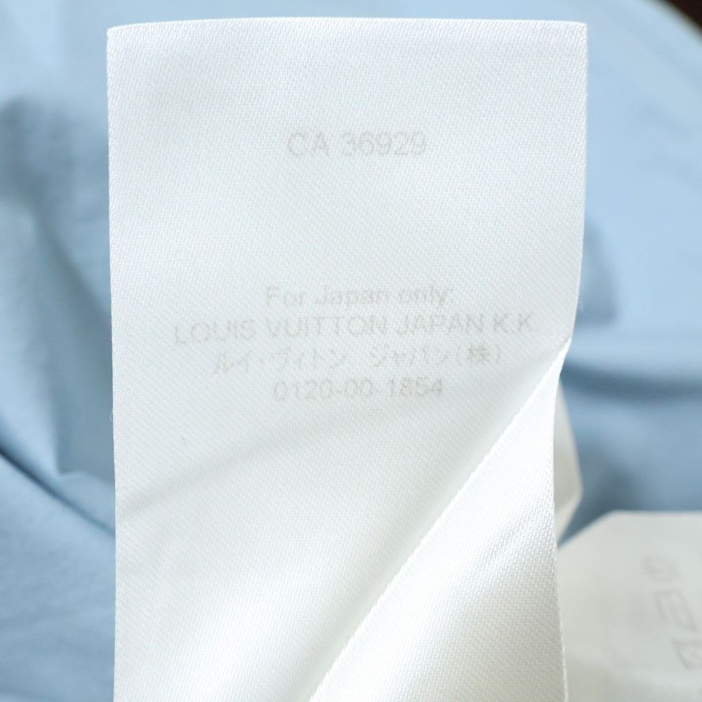 LOUIS VUITTON(ルイヴィトン) 23SS LV プレースドグラフィック長袖シャツ RM231 UD7 HOS75W ライトブルー
