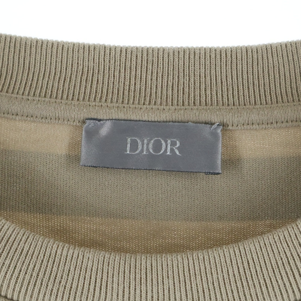 DIOR(ディオール) 24SS ロゴクチュール リラックスフィット半袖Tシャツ 483J636B0554 ベージュ