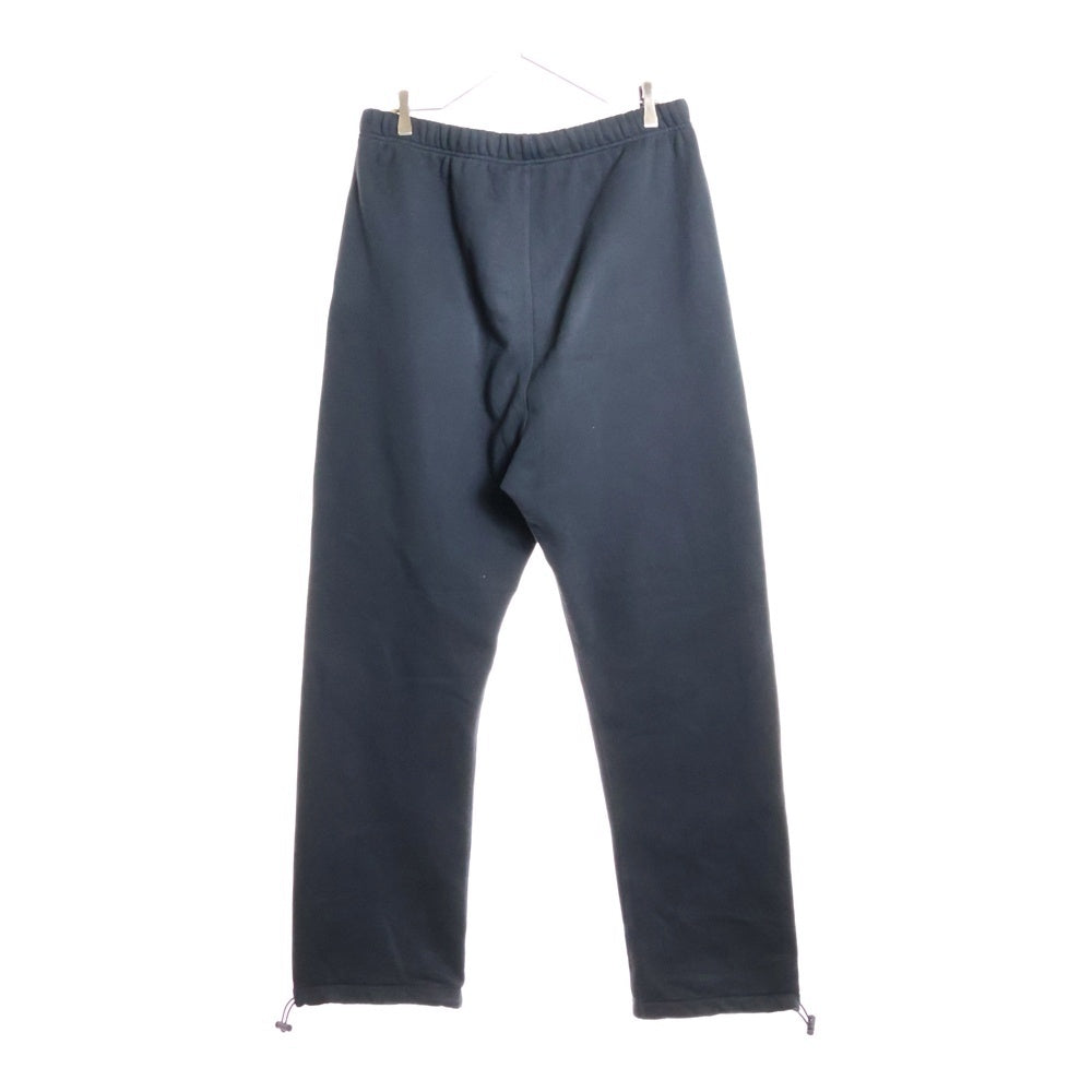 FEAR OF GOD ESSENTIALS(フィアオブゴッド エッセンシャルズ) フロントラバーロゴプリント スウェットパンツ ブラック