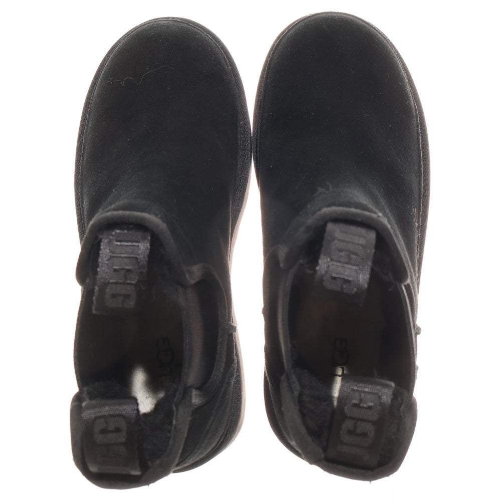 UGG ブラック スエード ハイカットシューズ #27cm #41 UGG(アグ) スウェード ハイカット ムートンブーツ ブラック US7/24.0cm