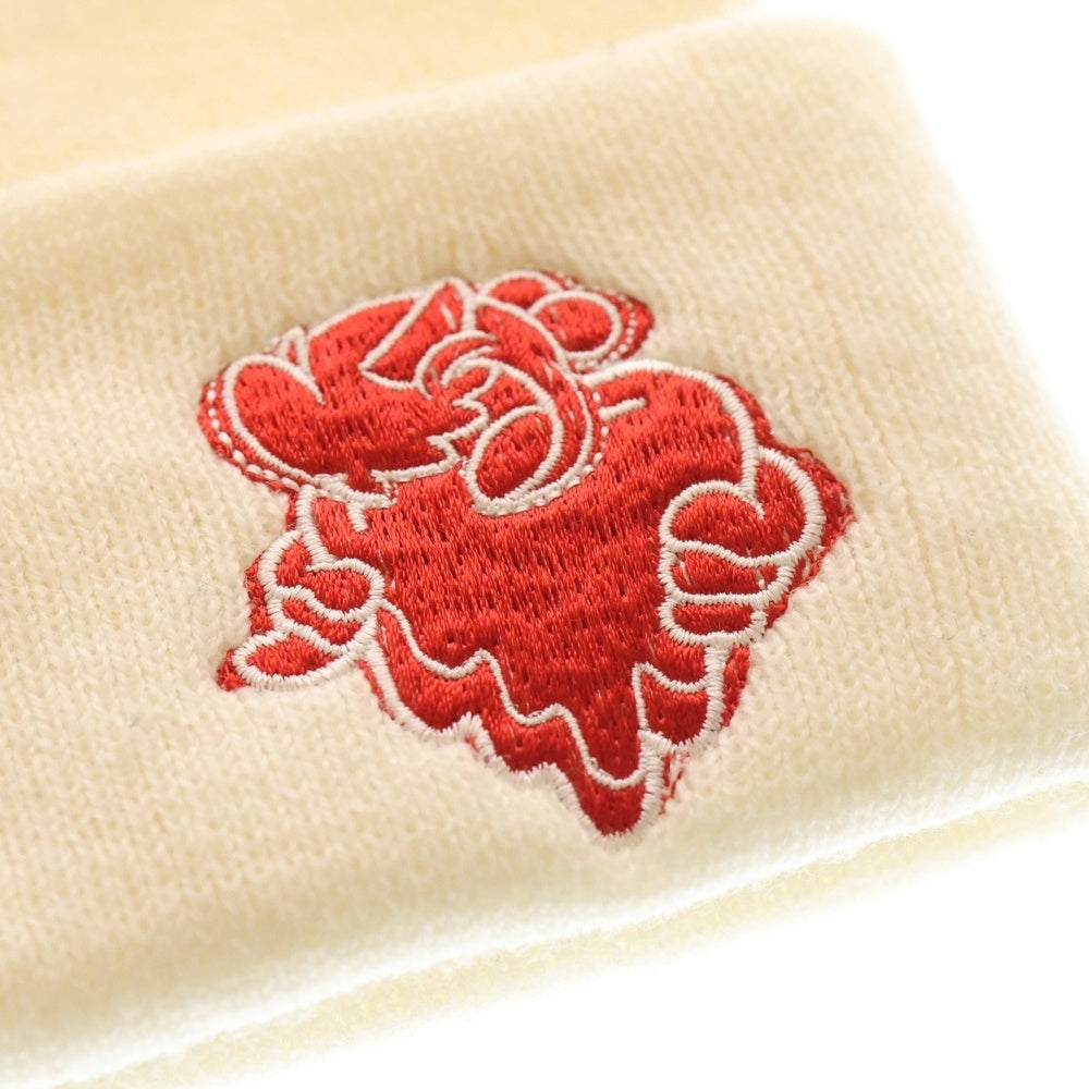 Emotionally Unavailable(エモーショナリー アンアヴェイラブル) ×COIN PARKING DELIVERY CPD BEANIE EU-YS1-0000-C14 ×コインパーキング ハートロゴ CPDビーニー ニット帽 帽子 ホワイト