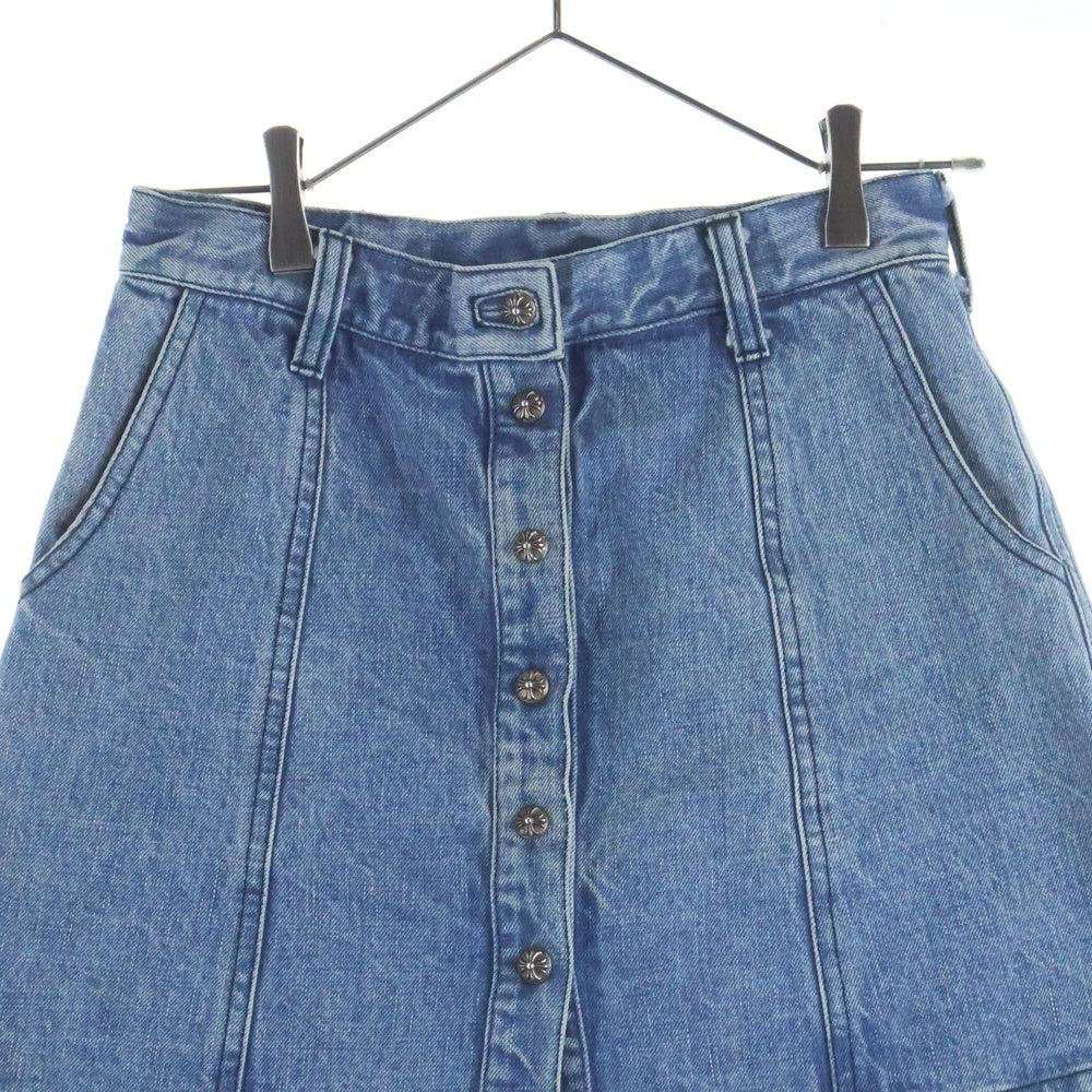 CHROME HEARTS(クロムハーツ) クロスボールボタン デニムミニスカート