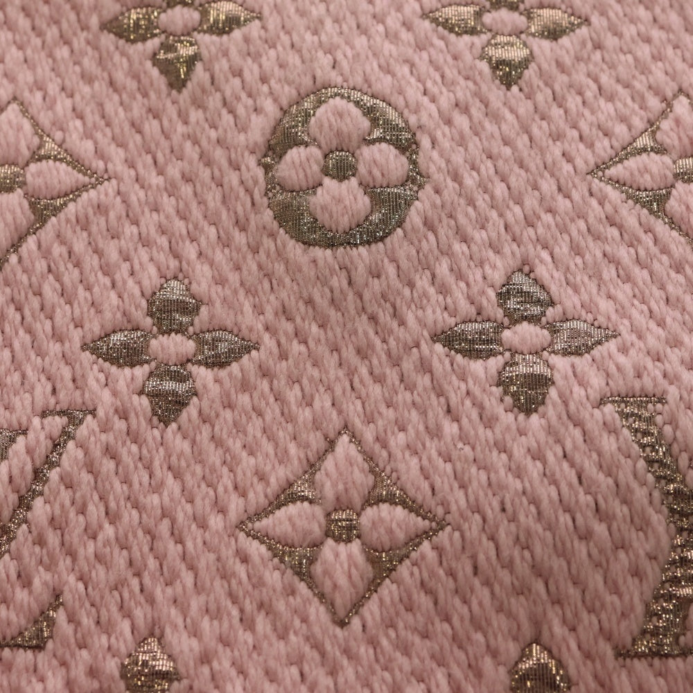 LOUIS VUITTON(ルイヴィトン) モノグラム エシャルプ ロゴマニア シャイン マフラー M70466 ピンク レディース