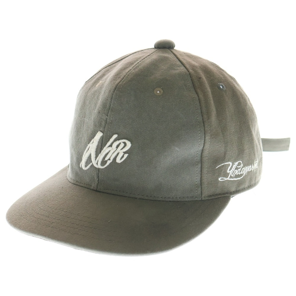 NVCLEAR(ニュークリア) ×Yin da market LOGO ARMY CAP ×イン ダ マーケット ロゴアーミーキャップ 帽子 カーキ レディース