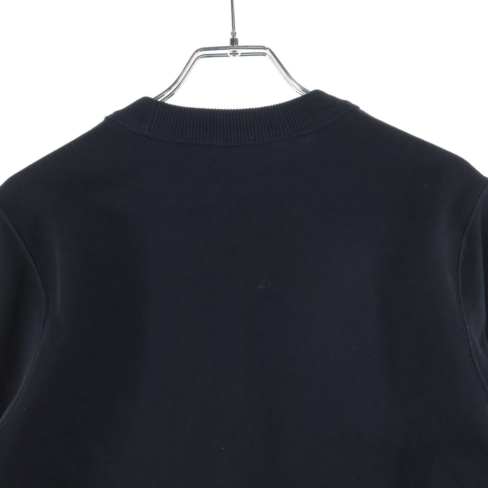 BURBERRY(バーバリー) TB Logo Crewneck Sweatshirt 8024346 フロントTBロゴ クルーネック長袖スウェットトレーナー ブラック レディース