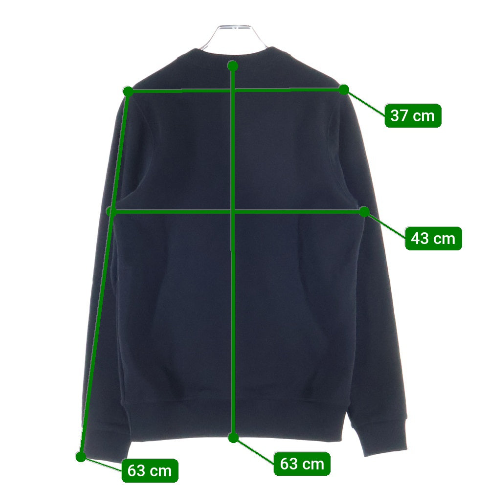 BURBERRY(バーバリー) TB Logo Crewneck Sweatshirt 8024346 フロントTBロゴ クルーネック長袖スウェットトレーナー ブラック レディース