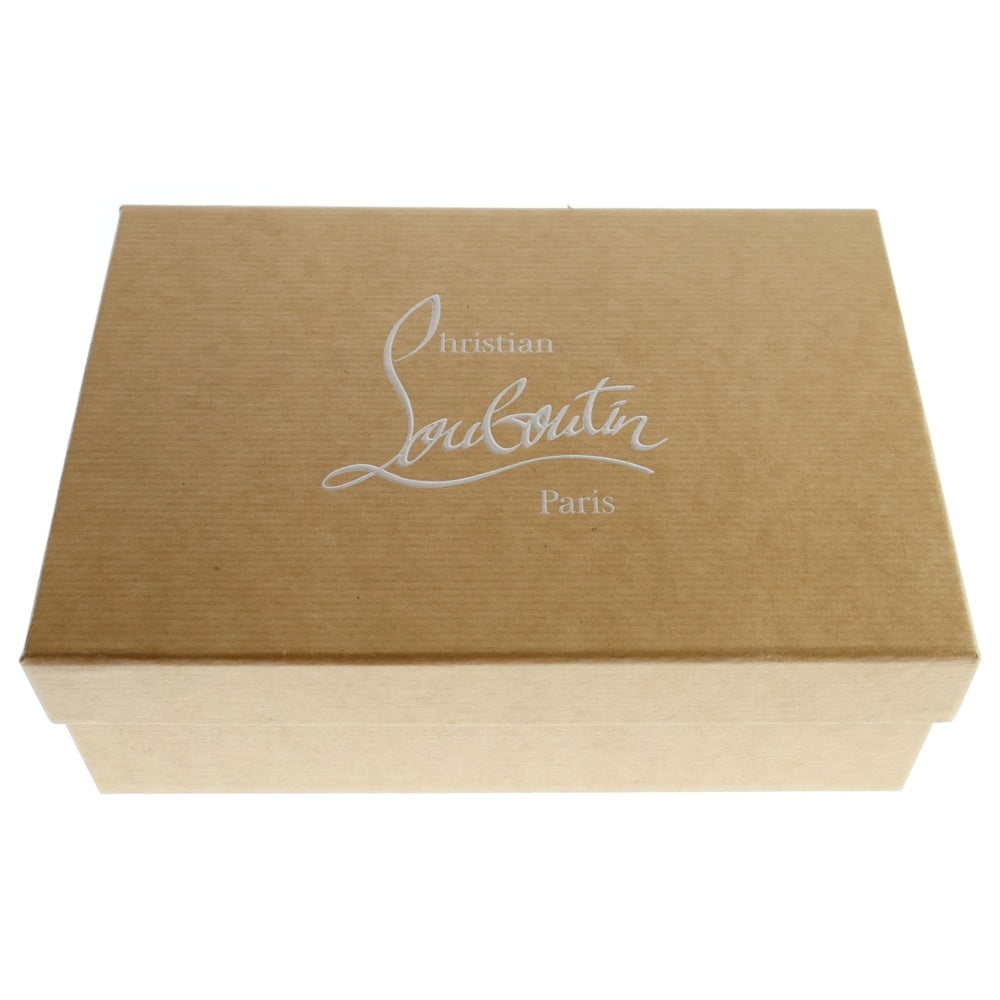 CHRISTIAN LOUBOUTIN(クリスチャンルブタン) Panettone パネトーネ ラバー切替レザーロングウォレット 長財布 ブラック/レッド 3195051 H734
