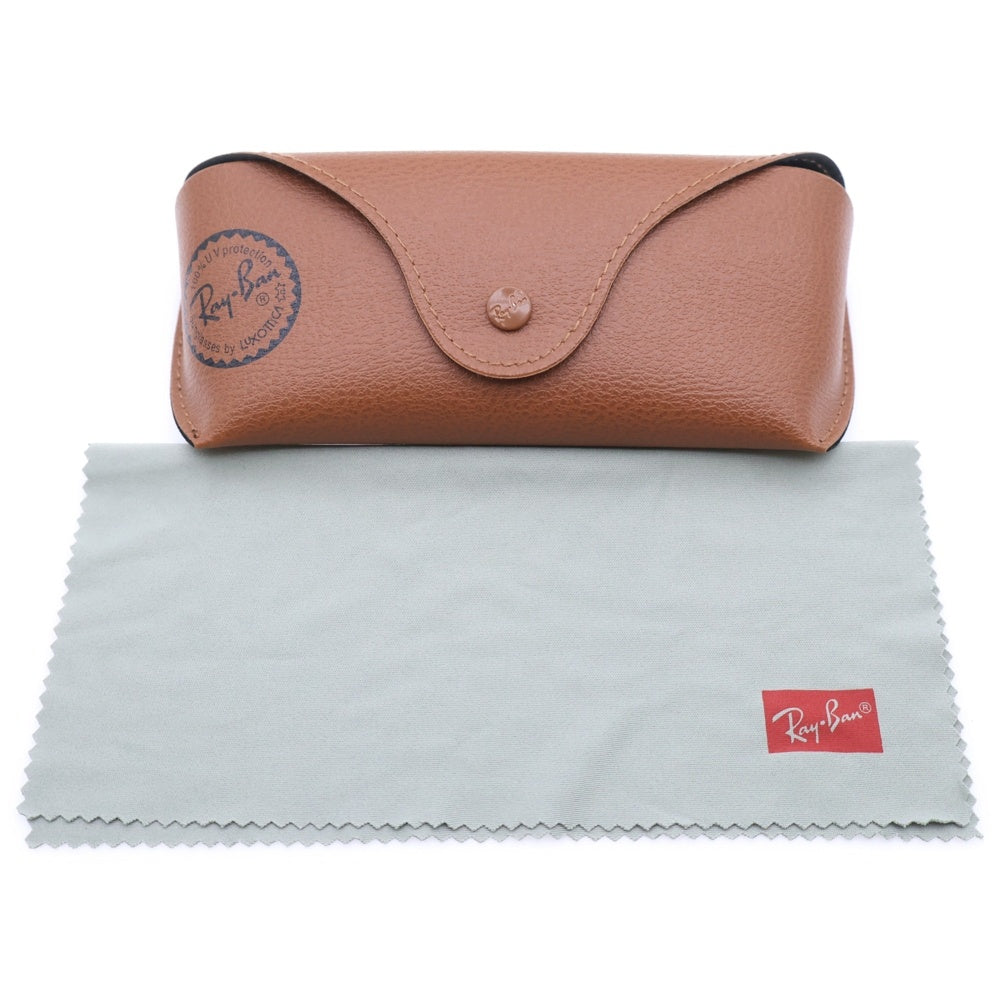 Ray Ban(レイバン) WAYFARER RB2140‐F ウェイファーラー サイドロゴ ウェリントン フレーム イエローカラーレンズ サングラス 眼鏡 ブラック/イエロー ※度入り