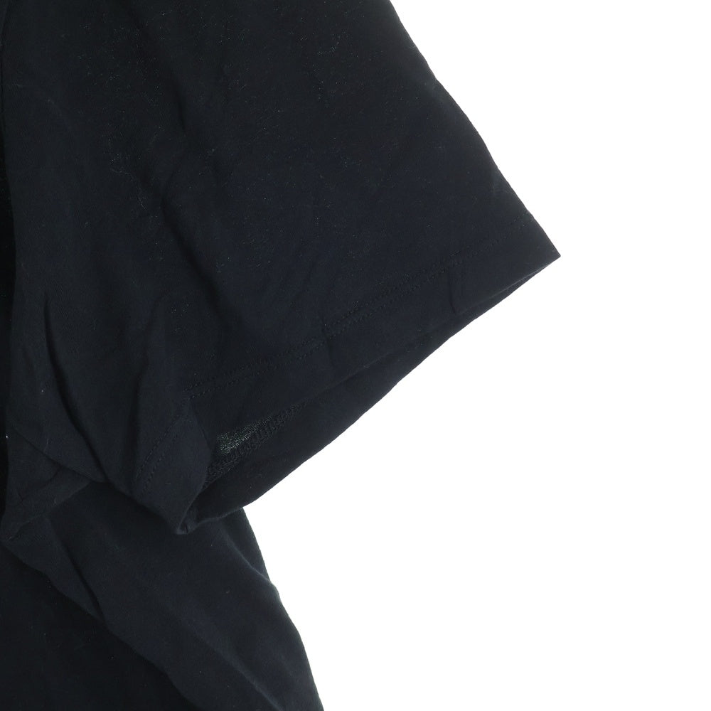 GUCCI(グッチ) Tonal Logo Tee 441685 トーナル フロントロゴプリント クルーネック半袖Tシャツカットソー ブラック