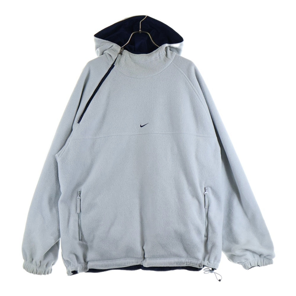 NIKE(ナイキ) 00s Reversible Fleece Jacket リバーシブル ハーフジップ ジャケット アノラックパーカ ネイビー