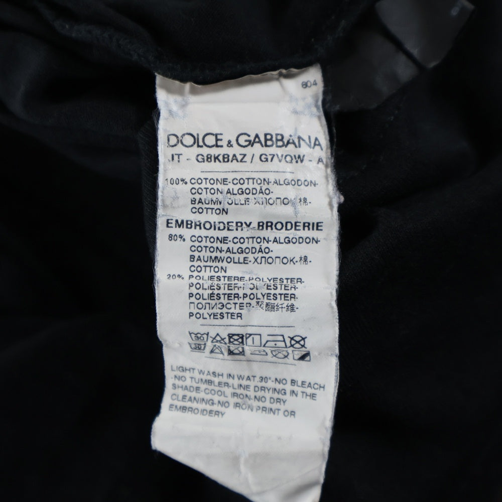 DOLCE & GABBANA(ドルチェアンドガッバーナ) MARILYN MONROE T-SHIRT G8BAZ マリリンモンロー プリントクルーネック半袖Tシャツカットソー ブラック