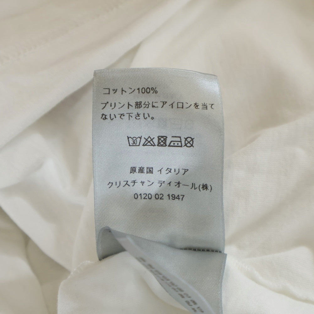 Dior HOMME(ディオールオム) 18SS LATE NIGHT SUMMER PARIS 863J621I4612 レイトナイトサマー クルーネック半袖Tシャツカットソー ホワイト