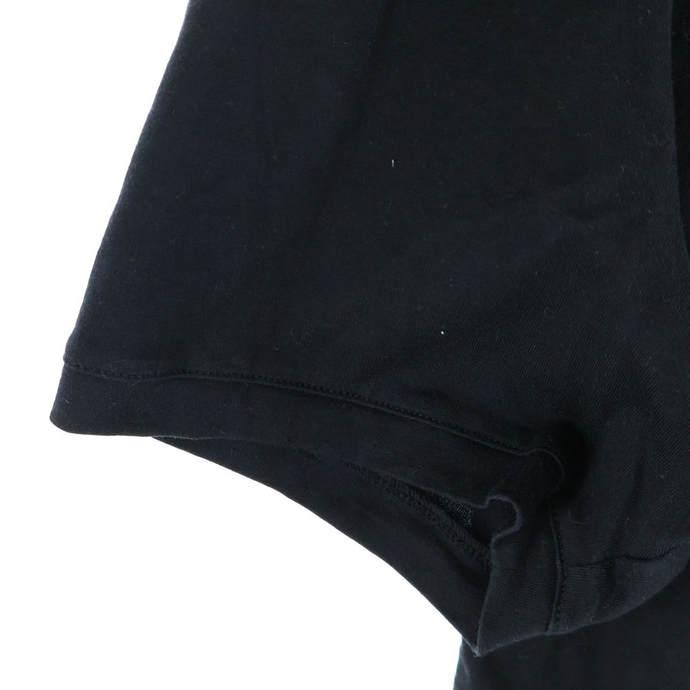 FENDI(フェンディ) 22SS Logo Patch Tee FY0894 A9RL フロントロゴパッチクルーネック半袖Tシャツカットソー ブラック