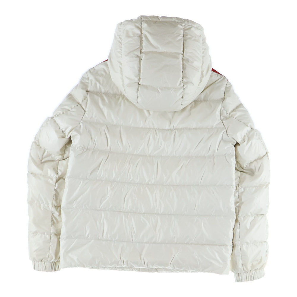 MONCLER(モンクレール) STELLAIRE H29541A00028 ステレール フロントワンポイントロゴパッチ ジップアップダウンジャケット ホワイト キッズ