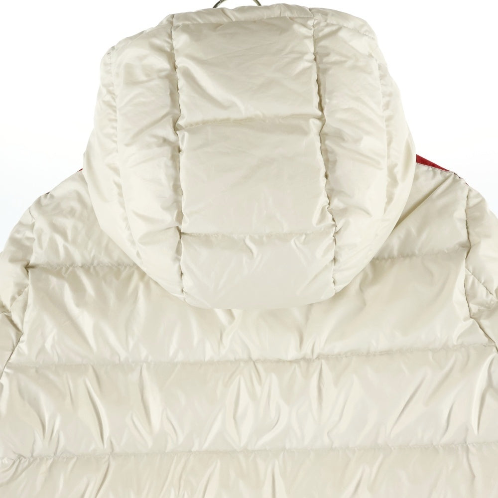 MONCLER(モンクレール) STELLAIRE H29541A00028 ステレール フロントワンポイントロゴパッチ ジップアップダウンジャケット ホワイト キッズ