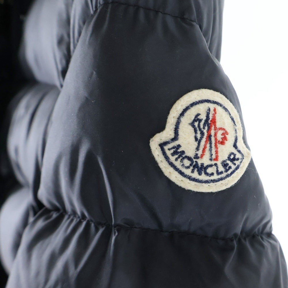 MONCLER(モンクレール) 16AW HERMIFUR エルミファー フーデッド ジップアップ ダウン ロング ジャケット コート ブラック レディース B20934990015 53048