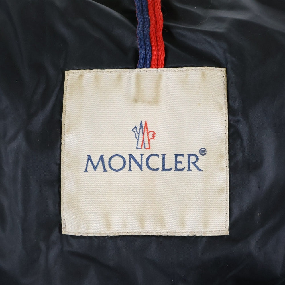 MONCLER(モンクレール) 16AW HERMIFUR エルミファー フーデッド ジップアップ ダウン ロング ジャケット コート ブラック レディース B20934990015 53048