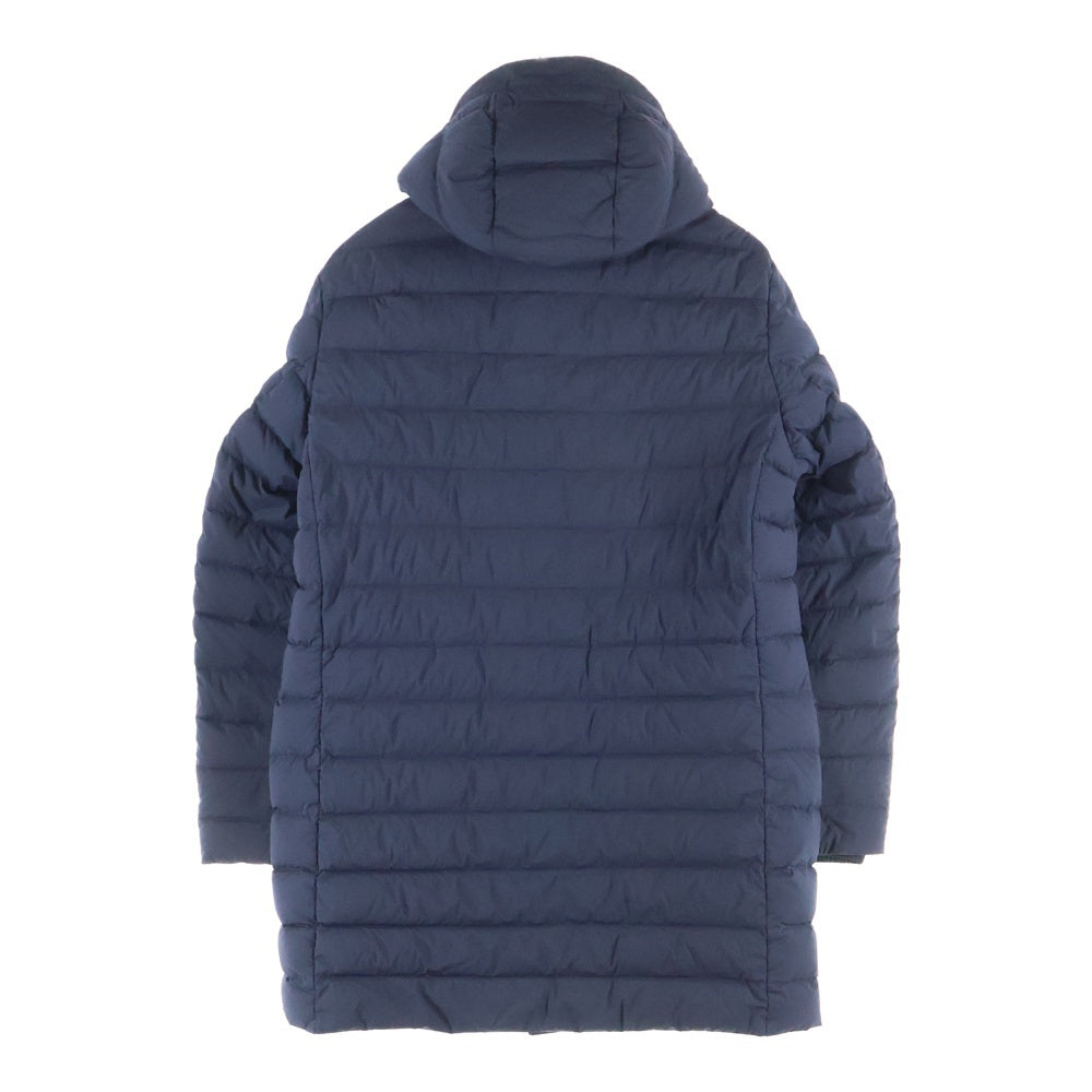 MONCLER(モンクレール) 20SS ARNAUD F10911C50100 アルノー 袖ロゴジップアップダウンジャケット ダウンコート ネイビー