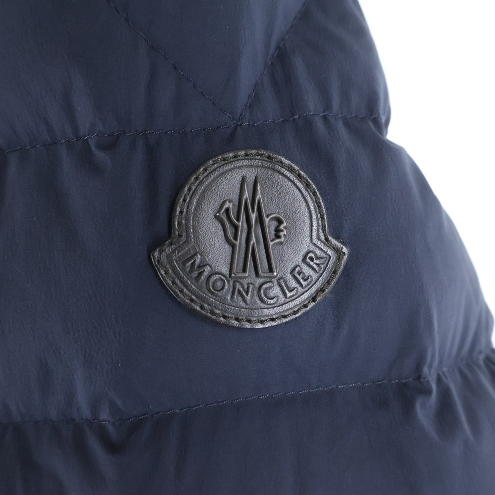 MONCLER(モンクレール) 20SS ARNAUD F10911C50100 アルノー 袖ロゴジップアップダウンジャケット ダウンコート ネイビー