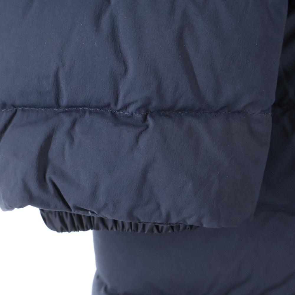 MONCLER(モンクレール) 20SS ARNAUD F10911C50100 アルノー 袖ロゴジップアップダウンジャケット ダウンコート ネイビー