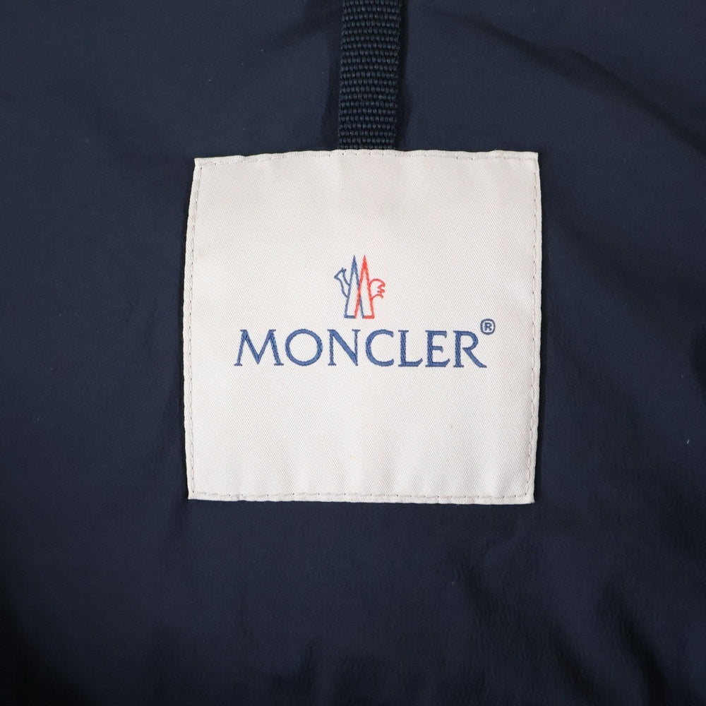 MONCLER(モンクレール) 20SS ARNAUD F10911C50100 アルノー 袖ロゴジップアップダウンジャケット ダウンコート ネイビー