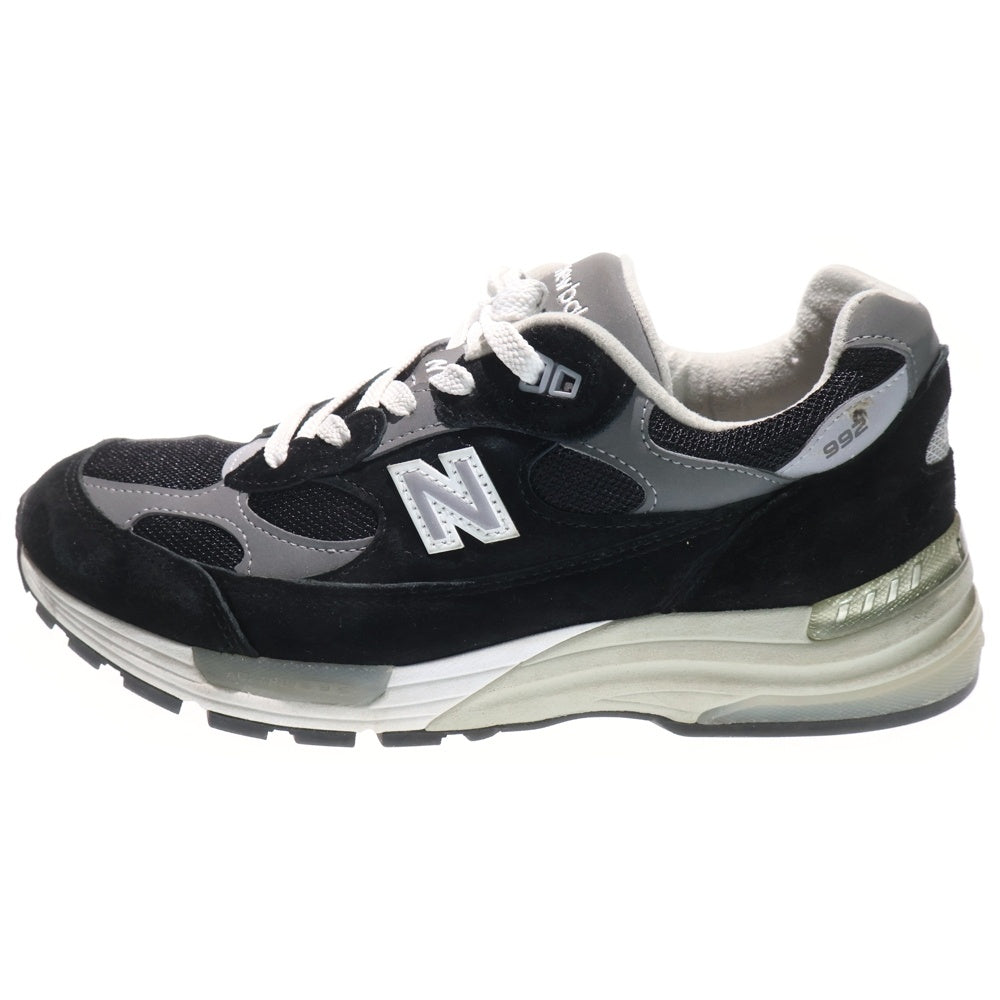 New Balance(ニューバランス) U992BK スエード ローカットスニーカー ブラック US8.5/26.5cm
