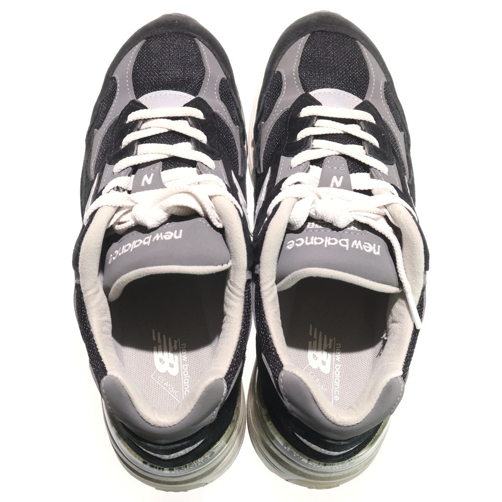 New Balance(ニューバランス) U992BK スエード ローカットスニーカー ブラック US8.5/26.5cm