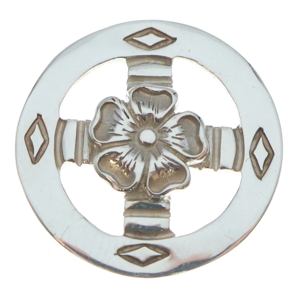 NO BRAND(ノーブランド) THE SUN (ザサン) シルバーフラワーポイント メディスンホイール 18mm シルバー