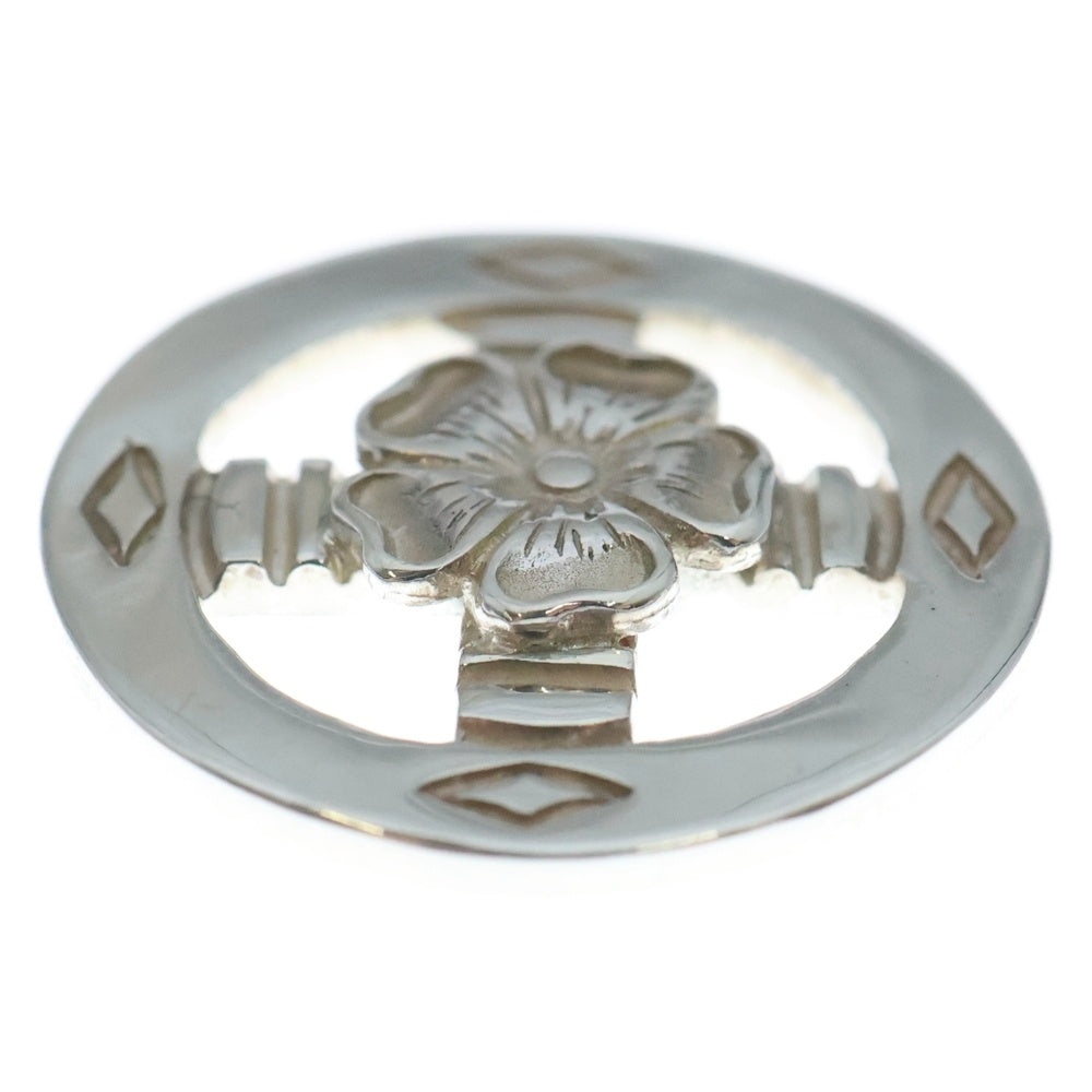 NO BRAND(ノーブランド) THE SUN (ザサン) シルバーフラワーポイント メディスンホイール 18mm シルバー