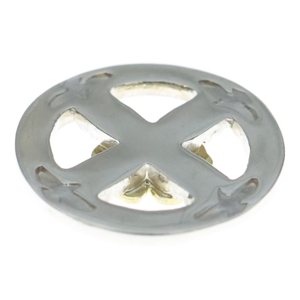 NO BRAND(ノーブランド) THE SUN (ザサン) K18フラワーポイント メディスンホイール 18mm シルバー/ゴールド