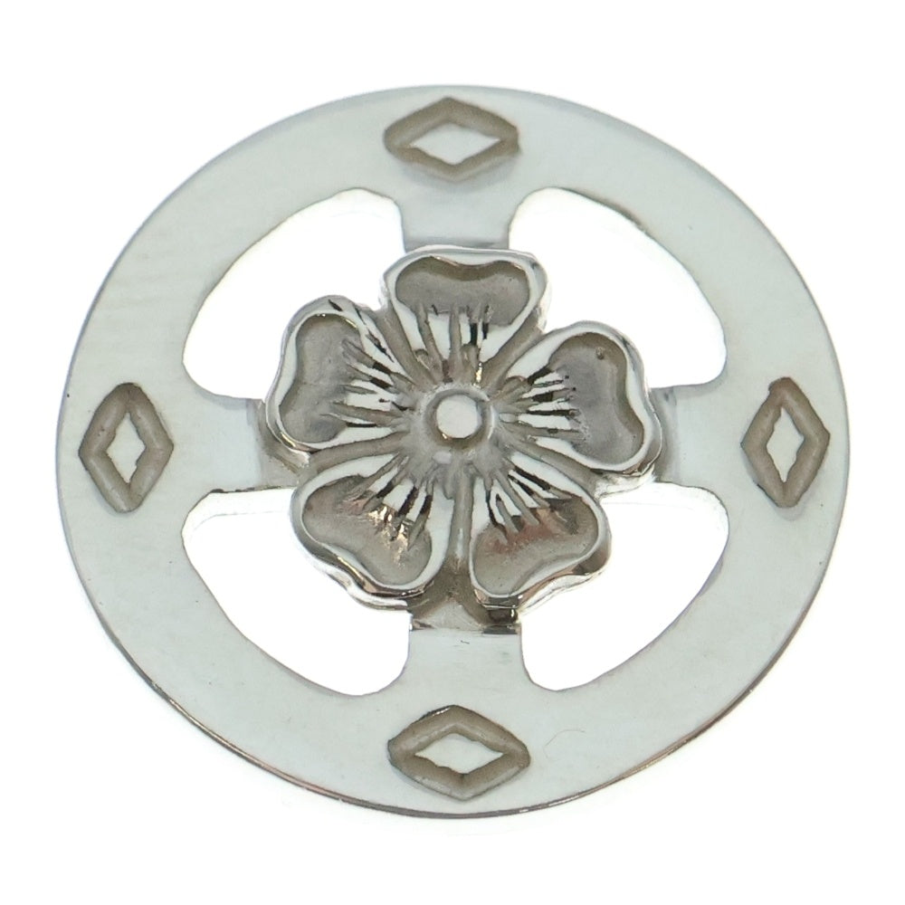 NO BRAND(ノーブランド) THE SUN (ザサン) シルバーフラワーポイント メディスンホイール 15mm シルバー