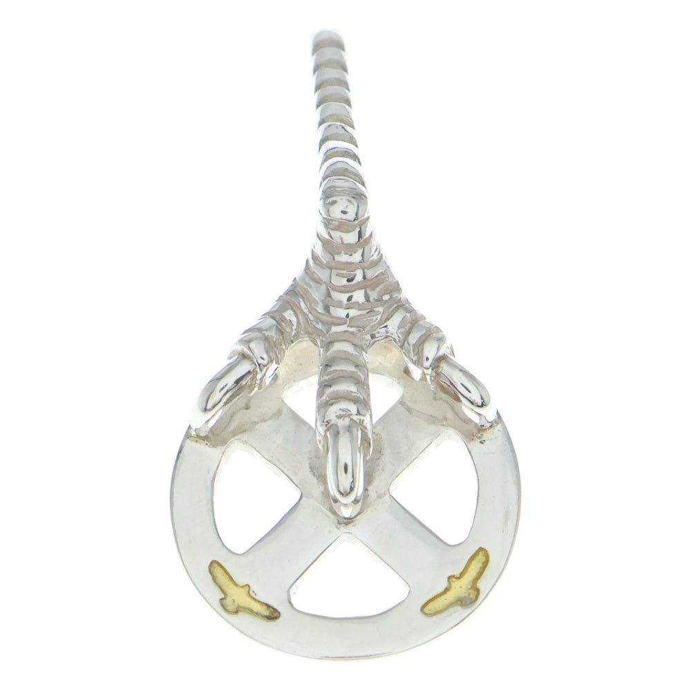 NO BRAND(ノーブランド) THE SUN (ザサン) シルバーイーグルフットカスタム ゴールドイーグルスタンプ×2 ホイール 18mm シルバー/ゴールド