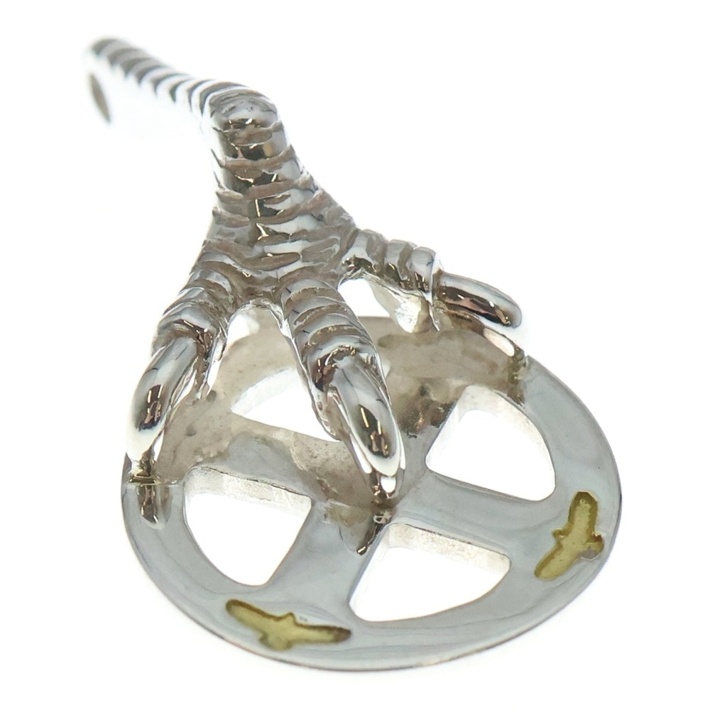 NO BRAND(ノーブランド) THE SUN (ザサン) シルバーイーグルフットカスタム ゴールドイーグルスタンプ×2 ホイール 18mm シルバー/ゴールド