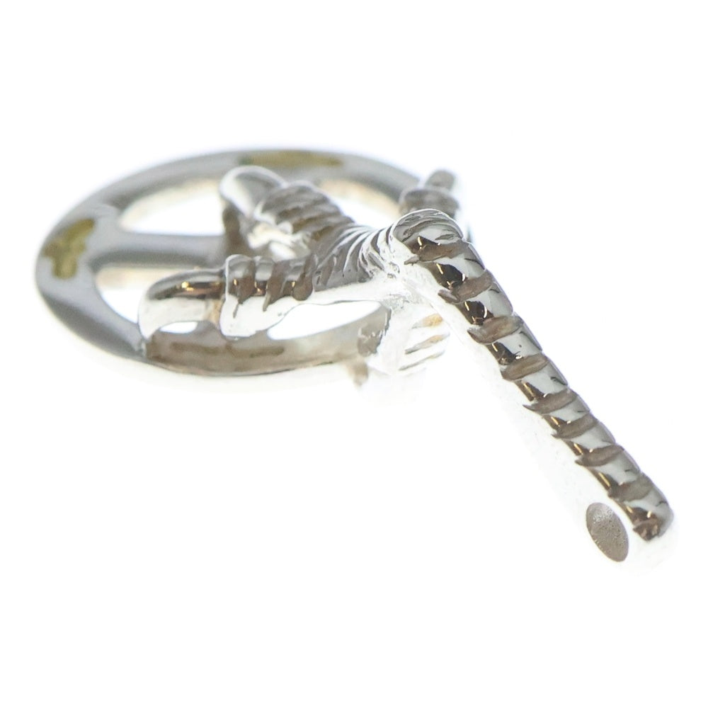 NO BRAND(ノーブランド) THE SUN (ザサン) シルバーイーグルフットカスタム ゴールドイーグルスタンプ×2 ホイール 18mm シルバー/ゴールド