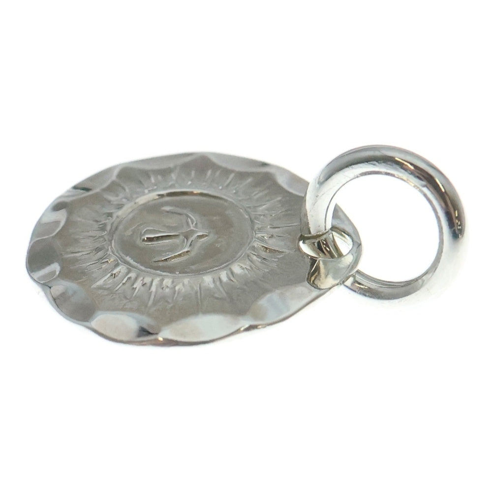 NO BRAND(ノーブランド) THE SUN (ザサン) 放射浮きイーグル タタキチャーム 13mm×13mm シルバー