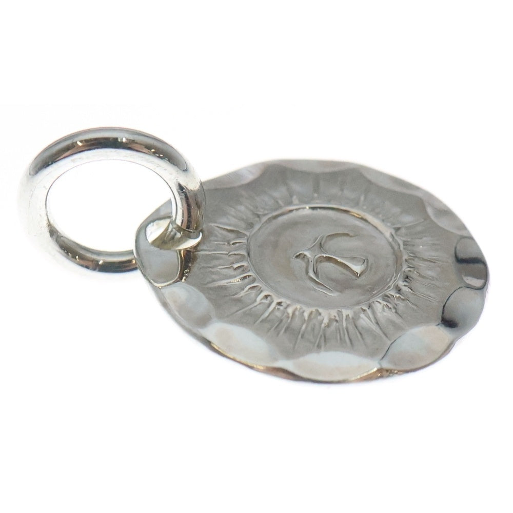 NO BRAND(ノーブランド) THE SUN (ザサン) 放射浮きイーグル タタキチャーム 13mm×13mm シルバー