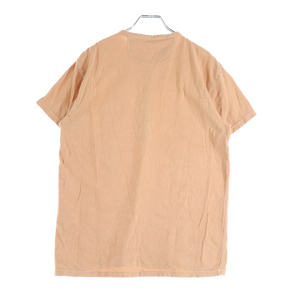 KAPITAL(キャピタル) ヘンリーネック 半袖Tシャツカットソー オレンジ