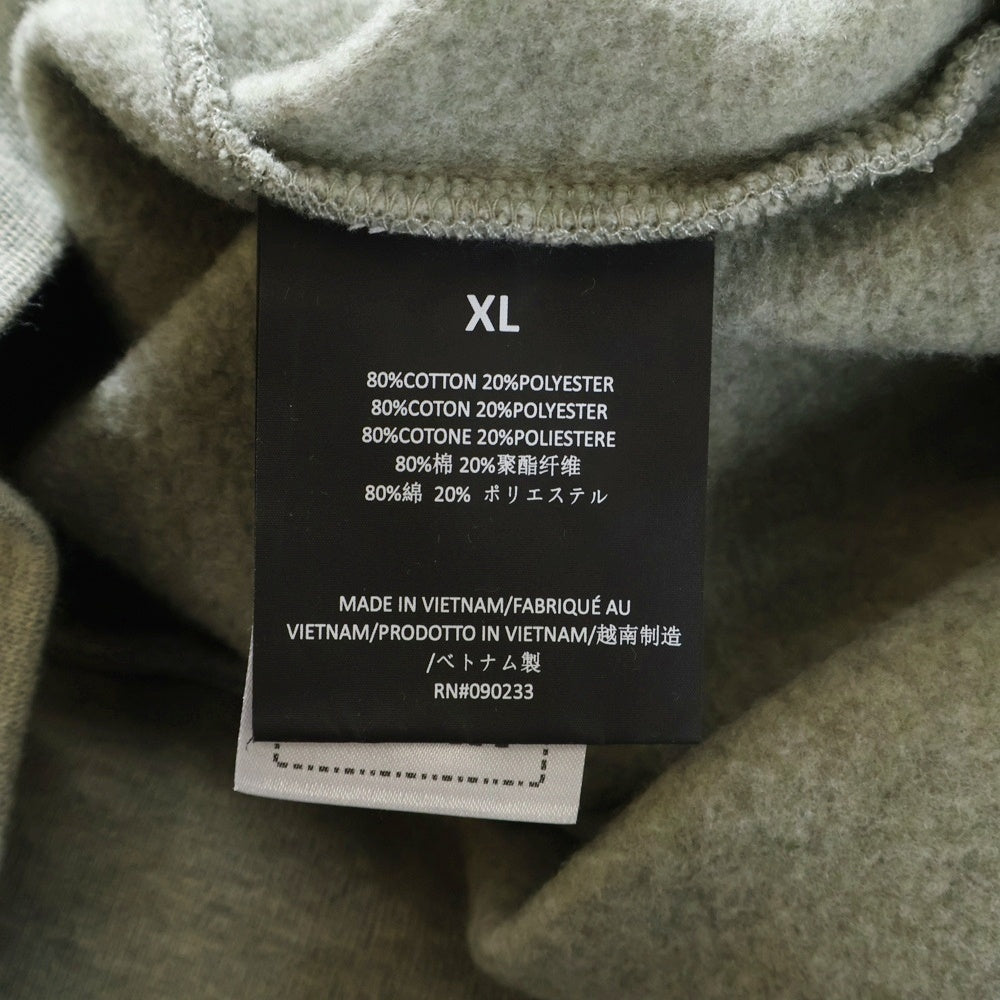 FEAR OF GOD ESSENTIALS(フィアオブゴッド エッセンシャルズ) Logo Hoodie フロントラバーロゴ バックロゴ プルオーバーパーカー フーディ グレー